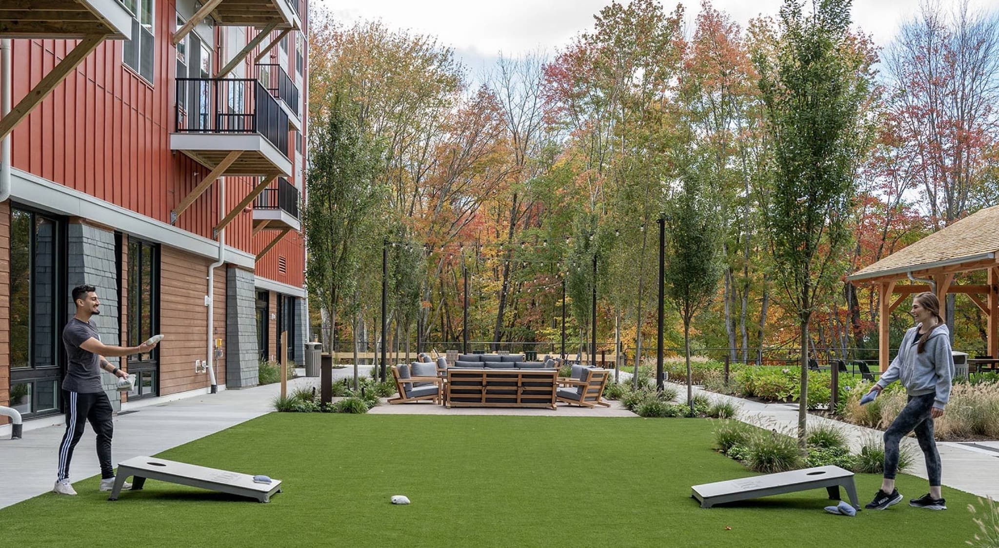 Green District — Mixed-Use landscape by Hynes Landscaping